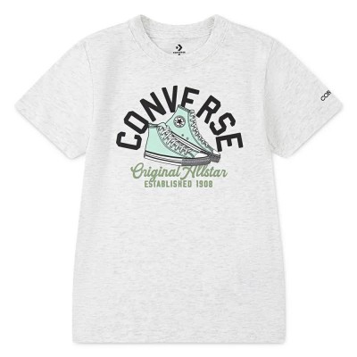 детска,тениска,мъжки,тениски,дамски,тениски,converse,kids,retro,remix,sneaker,arc,short,sleeve,t,shirt,grey,(birch,heather)
