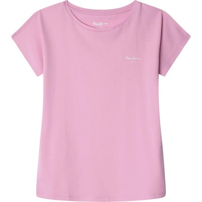 тениска,детски,тениски,pepe,jeans,bloomy,short,sleeve,t,shirt,pink,(sundae,pink)