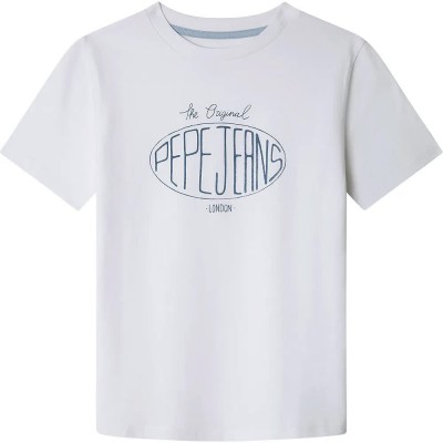 тениска,детски,тениски,pepe,jeans,dalon,short,sleeve,t,shirt,white