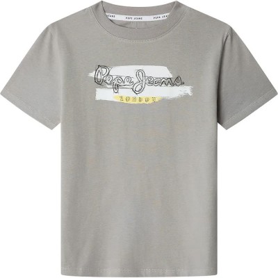 тениска,детски,тениски,pepe,jeans,felix,short,sleeve,t,shirt,grey,(light,grey)