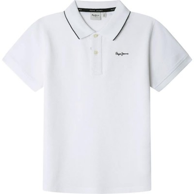 детски,блузи,с,яка,pepe,jeans,henry,short,sleeve,polo,white
