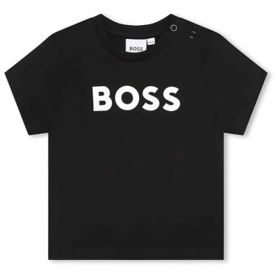 тениска,детски,тениски,boss,j05p12,short,sleeve,t,shirt,black