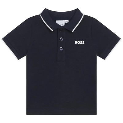 детски,блузи,с,яка,boss,j05p13,short,sleeve,polo,blue