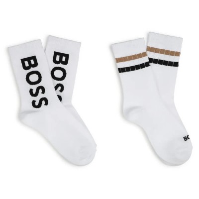 чорапи,детски,чорапи,boss,j51743,socks,2,pairs,white