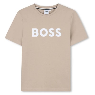 тениска,детски,тениски,boss,j52030,short,sleeve,t,shirt,beige