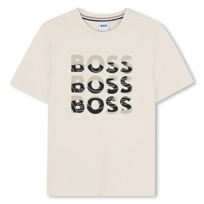тениска,детски,тениски,boss,j52038,short,sleeve,t,shirt,sand,(beige)