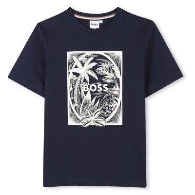 тениска,детски,тениски,boss,j52050,short,sleeve,t,shirt,marine,(blue)