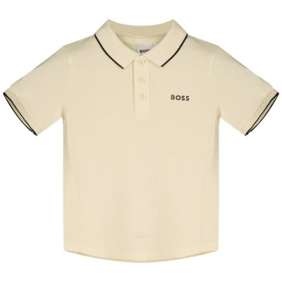 детски,блузи,с,яка,boss,j52094,short,sleeve,polo,sand,(beige)
