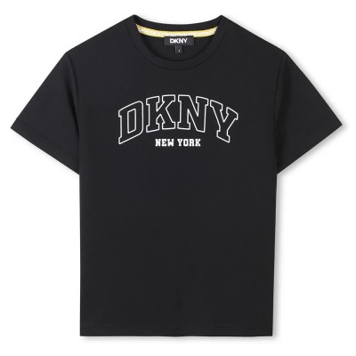 тениска,детски,тениски,dkny,d62237,short,sleeve,t,shirt,black