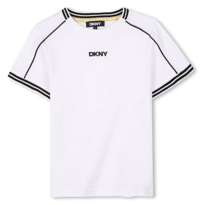 тениска,детски,тениски,dkny,d62293,short,sleeve,t,shirt,white