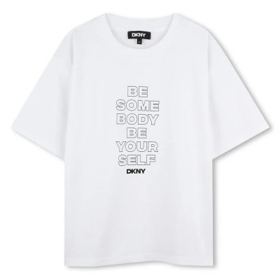 тениска,детски,тениски,dkny,d62307,short,sleeve,t,shirt,white