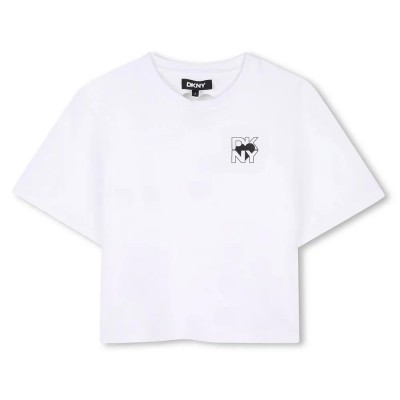 тениска,детски,тениски,dkny,d62311,short,sleeve,t,shirt,white