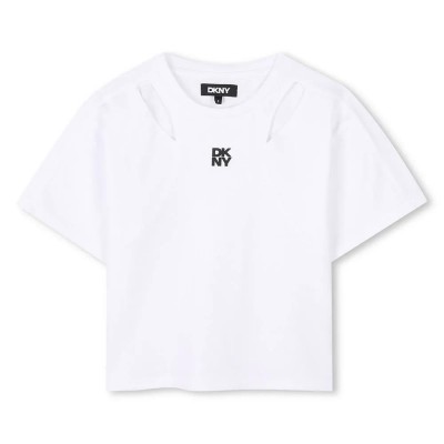 тениска,детски,тениски,dkny,d62316,short,sleeve,t,shirt,white