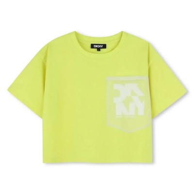 тениска,детски,тениски,dkny,d62345,short,sleeve,t,shirt,yellow