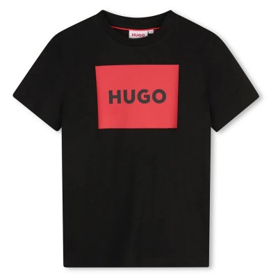 тениска,детски,тениски,hugo,g00334,short,sleeve,t,shirt,black