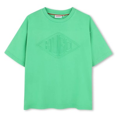 тениска,детски,тениски,hugo,g00337,short,sleeve,t,shirt,green