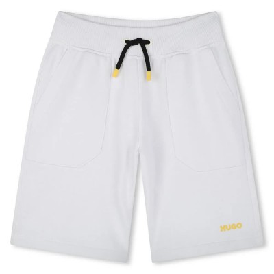къси,панталони,детски,панталони,hugo,g00372,shorts,white