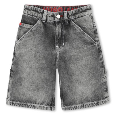 къси,панталони,детски,панталони,hugo,g00376,shorts,grey