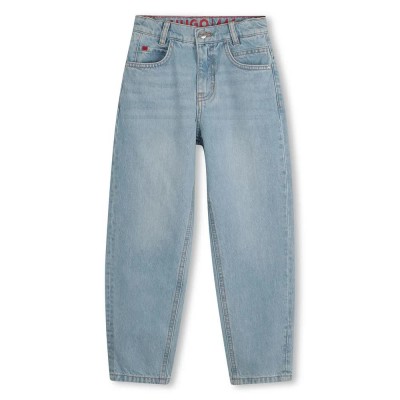 панталони,детски,панталони,hugo,g00381,pants,blue
