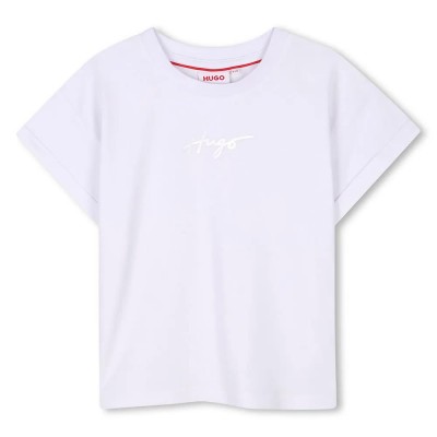 тениска,детски,тениски,hugo,g00389,short,sleeve,t,shirt,white