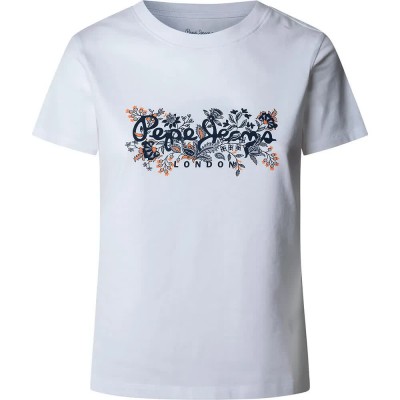 тениска,дамски,тениски,pepe,jeans,rosalind,short,sleeve,t,shirt,white