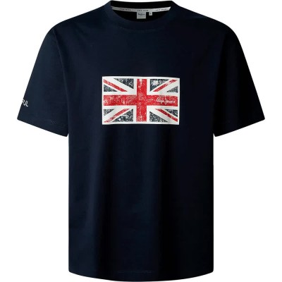тениска,мъжки,тениски,pepe,jeans,union,short,sleeve,t,shirt,dulwich,blue,(blue)