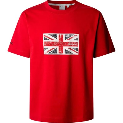 тениска,мъжки,тениски,pepe,jeans,union,short,sleeve,t,shirt,rugby,red,(red)