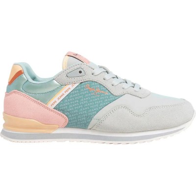 маратонки,дамски,маратонки,pepe,jeans,london,print,trainers,grey