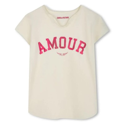 тениска,детски,тениски,zadig,&,voltaire,x60313,short,sleeve,t,shirt,beige