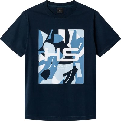 тениска,мъжки,тениски,hackett,coral,short,sleeve,t,shirt,blue
