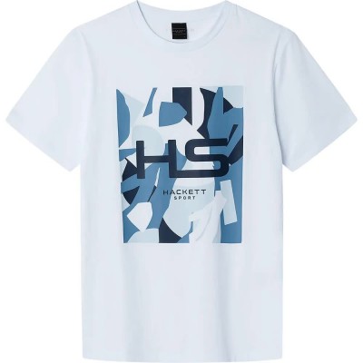 тениска,мъжки,тениски,hackett,coral,short,sleeve,t,shirt,white