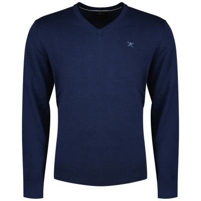блуза,мъжки,пуловери,hackett,hm703313,v,neck,sweater,blue