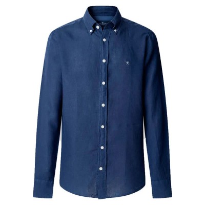 риза,с,дълъг,ръкав,мъжки,ризи,hackett,ess,gmd,linen,brpt,long,sleeve,shirt,blue