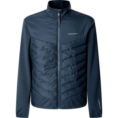 блуза,мъжки,пуловери,hackett,lt,quilt,full,zip,sweatshirt,blue