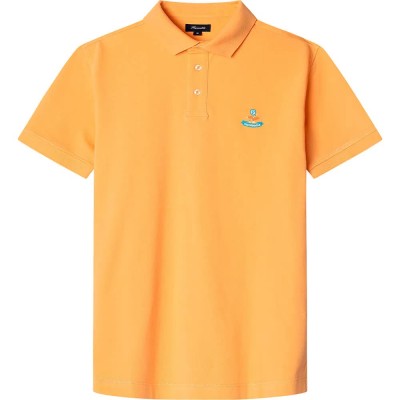 мъжки,блузи,с,яка,façonnable,birdie,pima,piq,short,sleeve,polo,acid,orange,(orange)