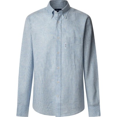 риза,с,дълъг,ръкав,мъжки,ризи,façonnable,cl,bd,lin,ging,chk,long,sleeve,shirt,blue