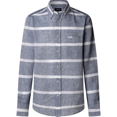 риза,с,дълъг,ръкав,мъжки,ризи,façonnable,cl,bd,lin,navl,stp,long,sleeve,shirt,blue