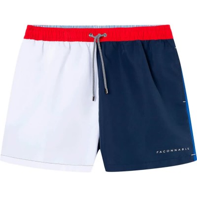 бански,гащета,мъжки,бански,костюми,façonnable,colour,block,swimming,shorts,blue
