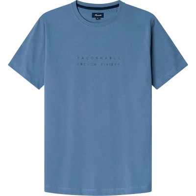 тениска,мъжки,тениски,façonnable,fr,riv,short,sleeve,t,shirt,blue
