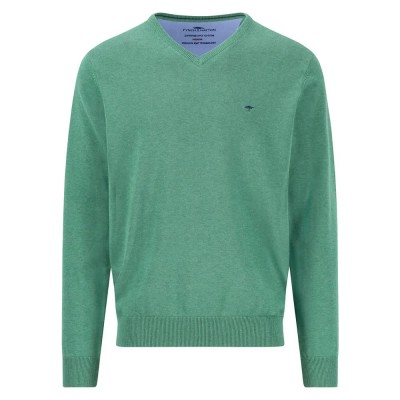 блуза,мъжки,пуловери,fynch,hatton,1513211,v,neck,sweater,jade,(green)