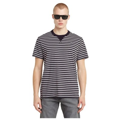 тениска,мъжки,тениски,g,star,nifous,stripe,short,sleeve,t,shirt,dark,black,grey,alloy,stripe,(black,grey)