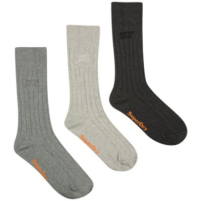 чорапи,мъжки,чорапи,superdry,socks,3,pairs,grey,(grey,marl)