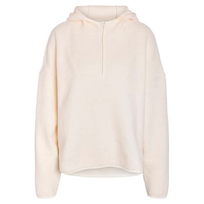 блуза,дамски,блузи,noisy,may,cozy,half,zip,sweatshirt,beige,(eggnog)