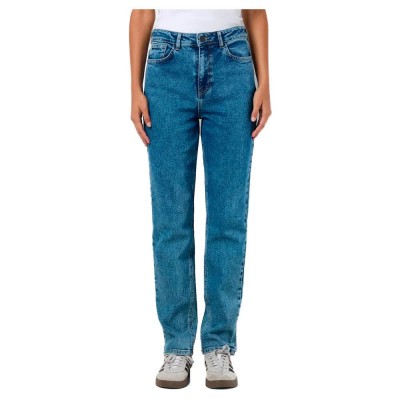 дънки,дамски,панталони,noisy,may,daisy,mom,fit,az393lb,high,waist,jeans,blue