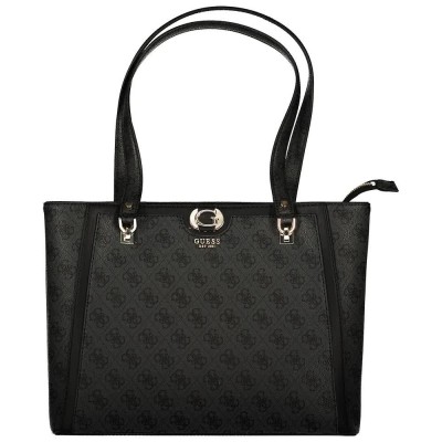 пазарска,чанта,всички,чанти,guess,orlina,logo,noel,shopper,bag,black