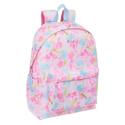 раница,раници,safta,612510775,14.1´´,barbie,painterly,17.30l,22x39x10,cm,backpack,multicolor,(pink)