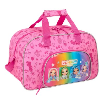 чанта,сакове,safta,40,cm,rainbow,high,shine,bag,multicolor,(pink)