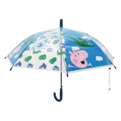 чадър,чадъри,safta,43,cm,peppa,pig,pretty,flowers,umbrella,multicolor