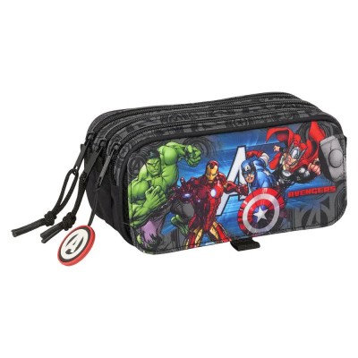 канцеларски,принадлежности,safta,big,triple,avengers,vendetta,pencil,case,grey,(multicolor)