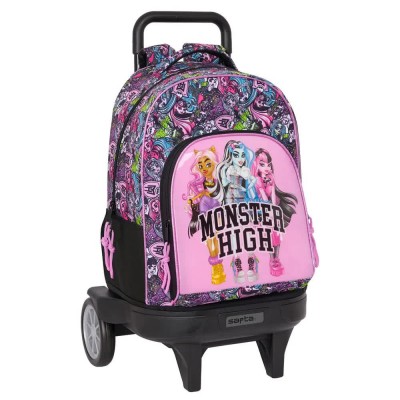 раница,раници,safta,compact,evolutive,monster,high,drama,wheeled,backpack,multicolor,(pink)